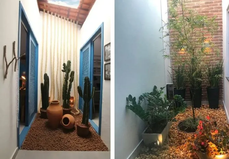 jardim de inverno entre dois quartos