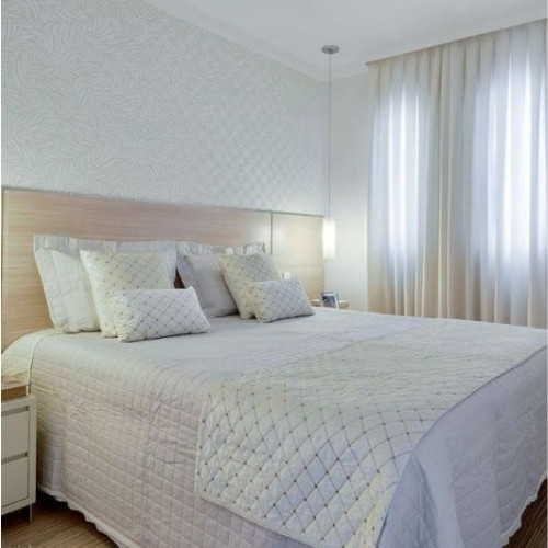 Quarto de casal cores claras