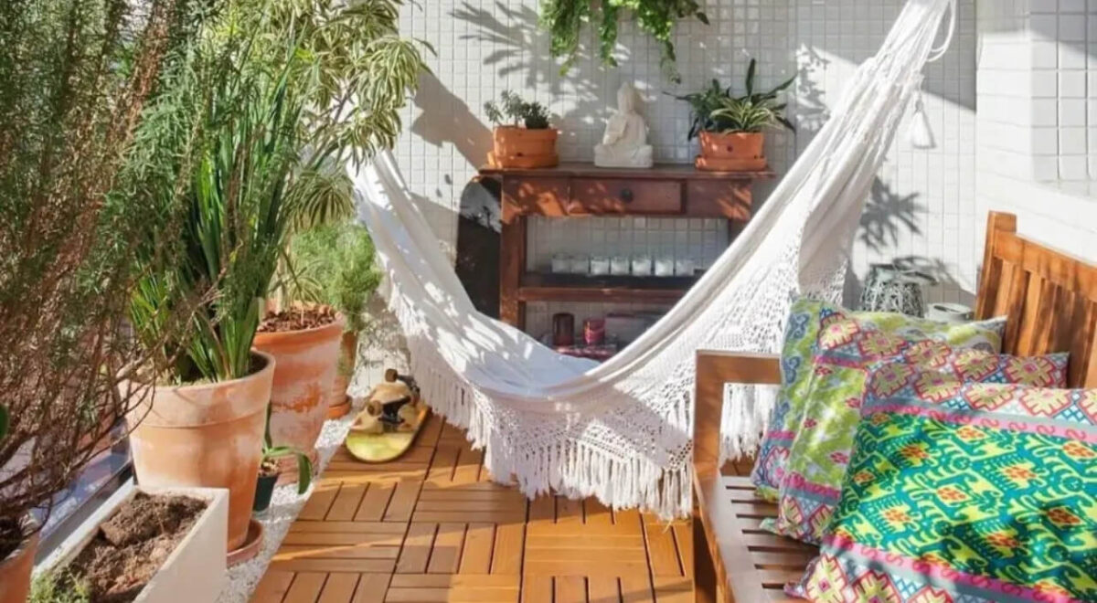 Área de Lazer Simples e pequena e baratas