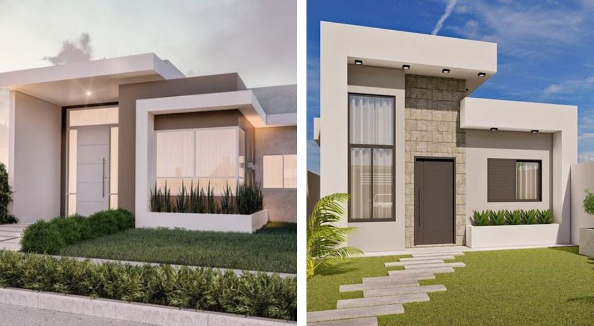 modelos de casas platibanda