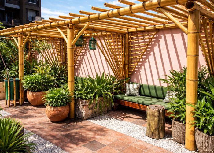 Quanto custa fazer um pergolado de bambu