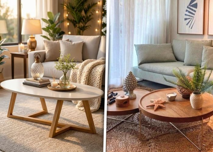 Fotos de mesinha de centro decorada com ideias simples e criativas