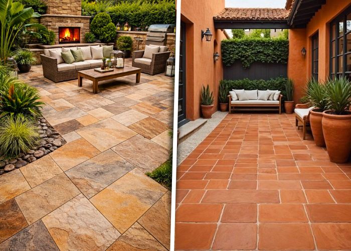 Ideias de pisos rústicos para área externa que combinam beleza e durabilidade