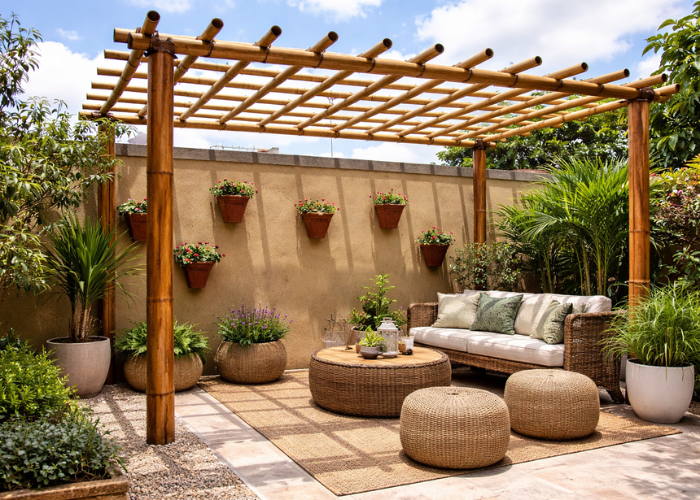 Pergolados de Bambu