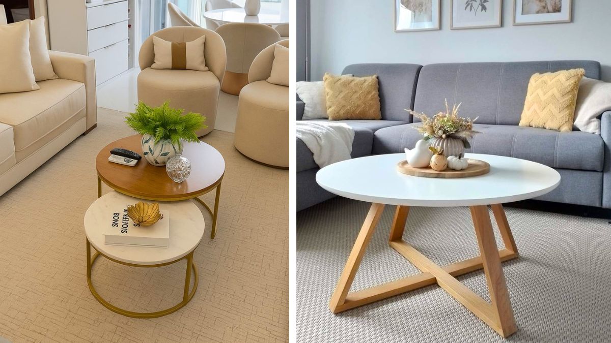 mesinha de centro decorada