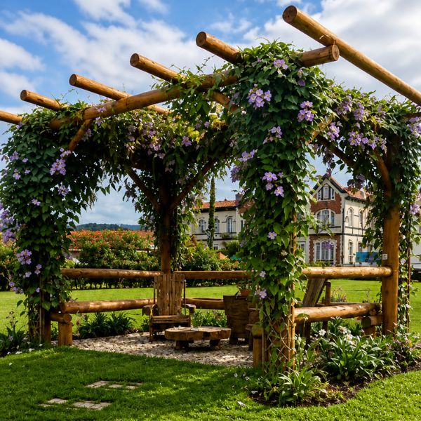 plantas e trepadeiras para pergolado