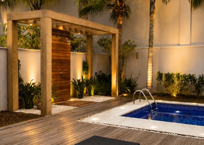 Pergolado de Madeira para Piscina
