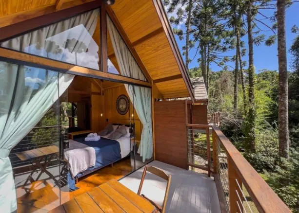 cabana com varanda