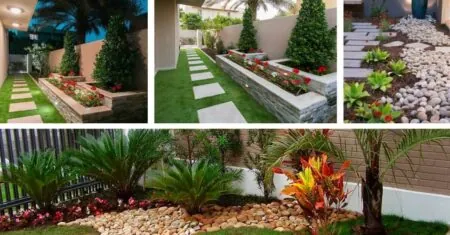 Jardins pequenos na frente da casa: como fazer o seu com estilo