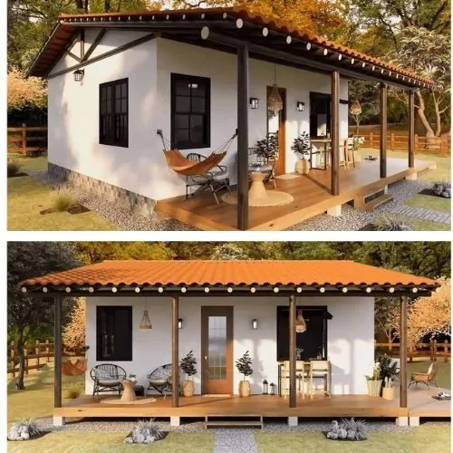 construir uma casa meia-água
