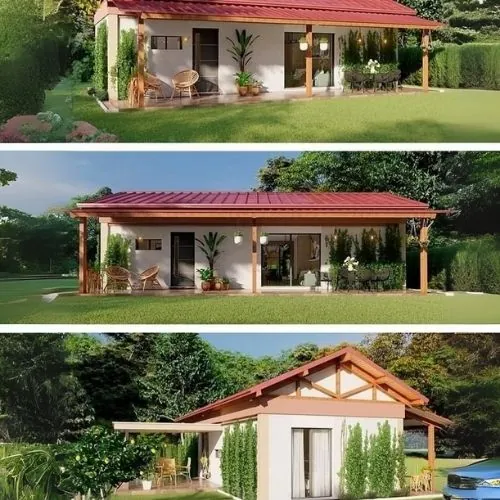 modelo de casas meia água